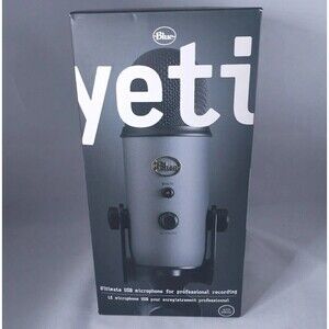 Blue Yeti USB Microphone for Recording Streaming Gaming Podcasting on PC